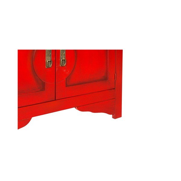 Červená komoda Crido Consulting Credenza-image-1