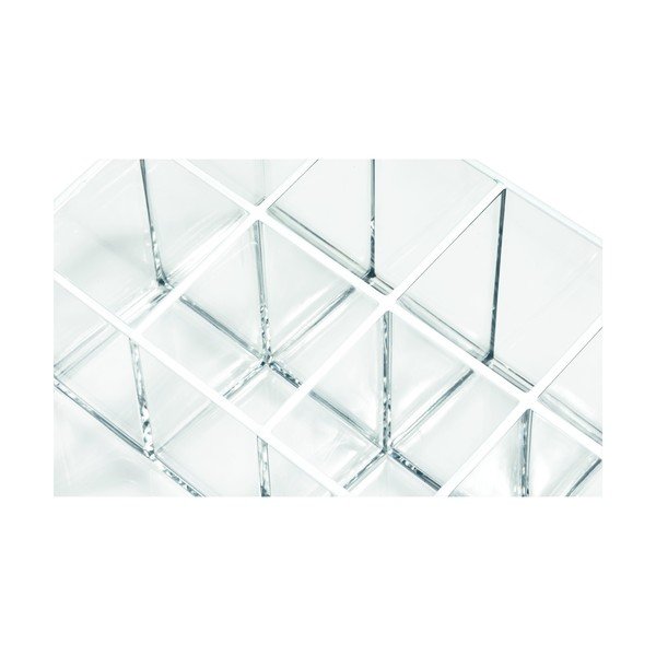 Kúpeľňový organizér na kozmetiku z recyklovaného plastu Cosmetic Station - iDesign-image-3