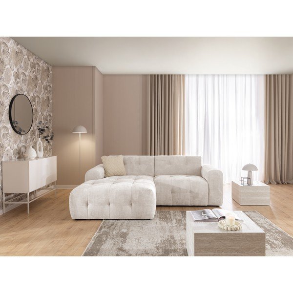 Krémovobiela rohová pohovka (ľavý roh/s leňoškou) Melva – Ropez-image-3