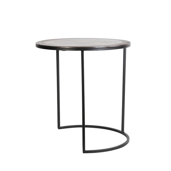 Kovové okrúhle odkladacie stolíky v súprave 2 ks ø 50 cm Talca - Light & Living-image-3