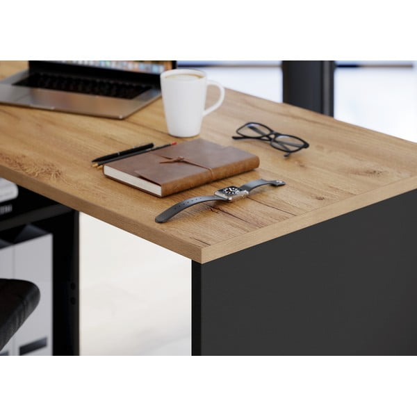 Pracovný stôl v dekore duba 146x145 cm Lissabon - Germania-image-2