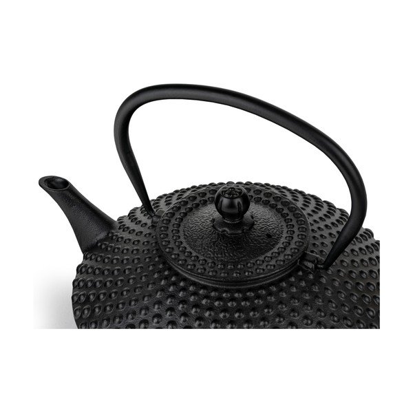 Čierna kanvica na čaj z liatiny so sitkom 1,25 l Xilin – Bredemeijer-image-1