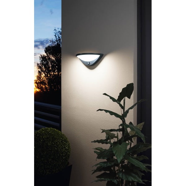 LED nástenné vonkajšie svietidlo (výška 12,5 cm) BELCREDA – EGLO-image-1