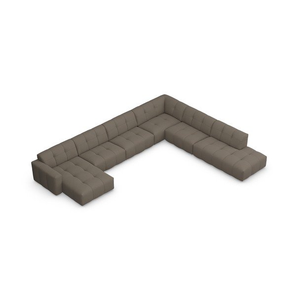 Sivá rohová pohovka (do tvaru "U") Chess – Furninova -image-3