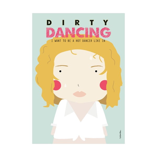 Plagát NiñaSilla Dirty Dancing, 21 x 42 cm