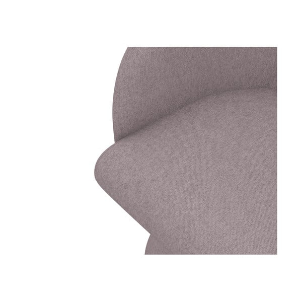 Čalúnené jedálenské kreslo v levanduľovej farbe Kanoa – Makamii-image-4