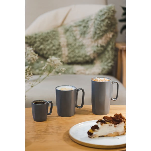 Sivé hrnčeky z kameniny v súprave 2 ks 330 ml Fuori – Vialli Design-image-4
