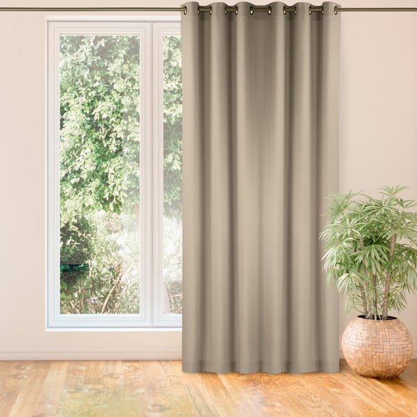 Béžový záves 220x270 cm Carmena - Homede-image-1