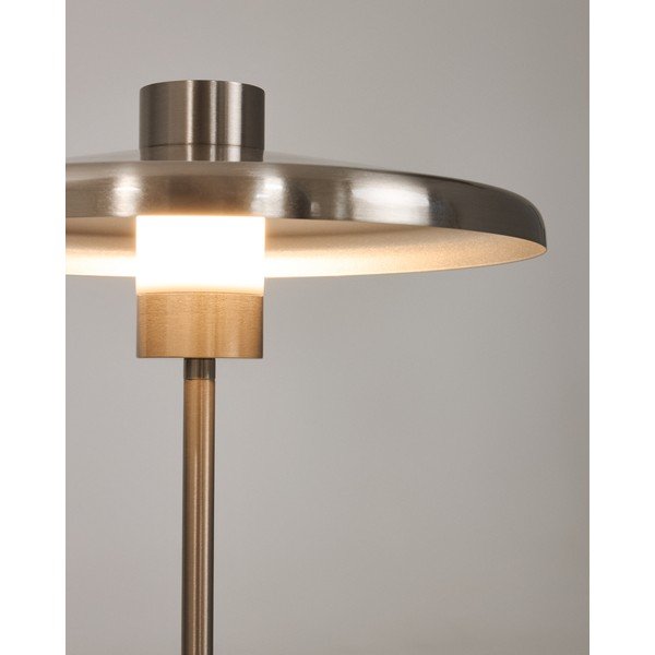 Stolová lampa v striebornej farbe s kovovým tienidlom (výška  32,5 cm) Nuvira – Kave Home-image-3