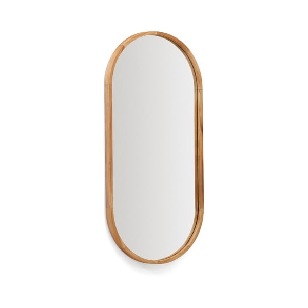 Nástenné zrkadlo s dreveným rámom 45x95 cm Magda – Kave Home