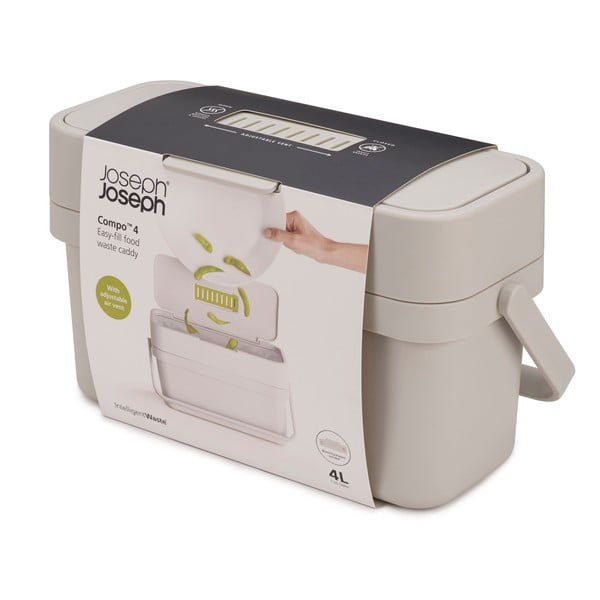 Béžová nádoba na kompostovateľný odpad Joseph Joseph Compo-image-4