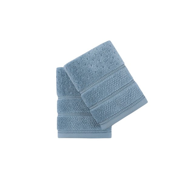 Súprava 2 modrých bavlnených uterákov Foutastic Arella, 50 x 90 cm-image-3