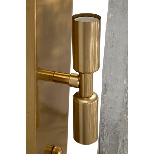 Sklenené nástenné svietidlo v zlatej farbe Oblin – Mauro Ferretti-image-3