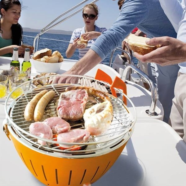 Prenosný gril na drevené uhlie ø 35 cm Classic – LotusGrill-image-2