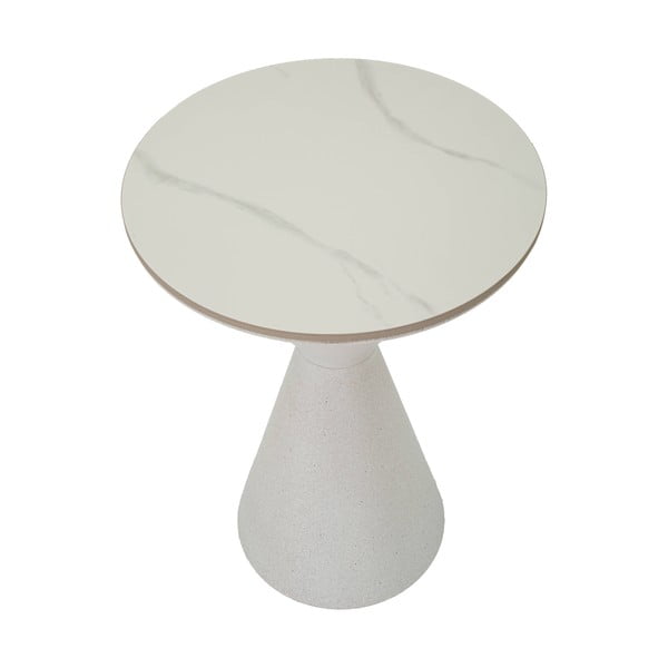 Okrúhly odkladací stolík s keramickou doskou ø 44 cm Fush – Mauro Ferretti-image-2