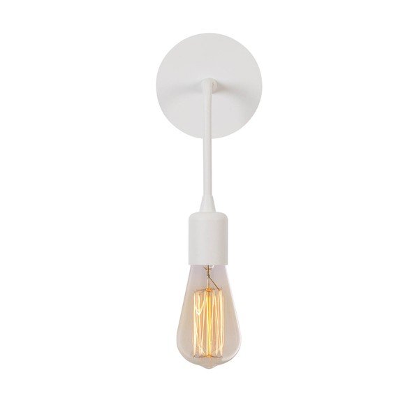 Biela nástenná lampa Simple Drop-image-3
