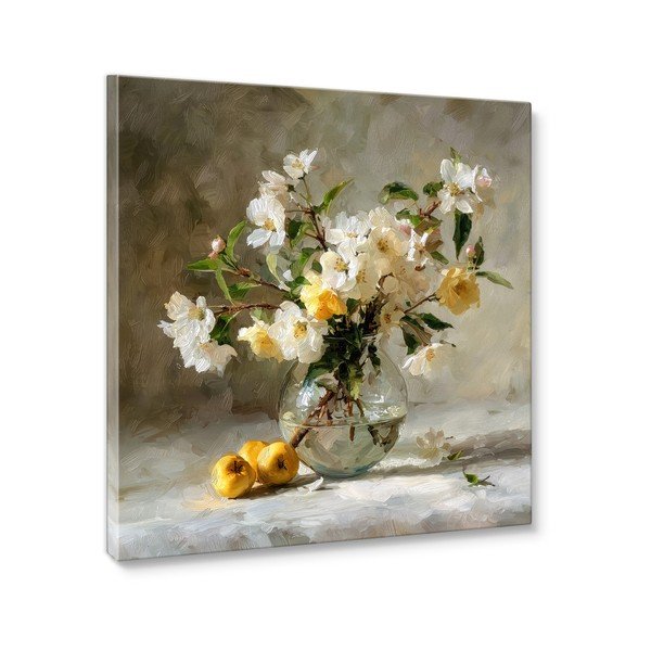 Tlačený obraz s rámom 70x70 cm Apple Flowers – Styler-image-4