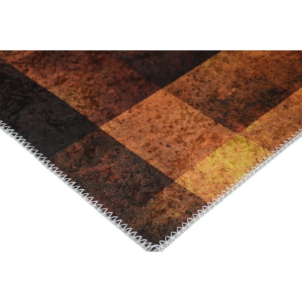 Oranžový umývateľný koberec 80x150 cm - Vitaus-image-2