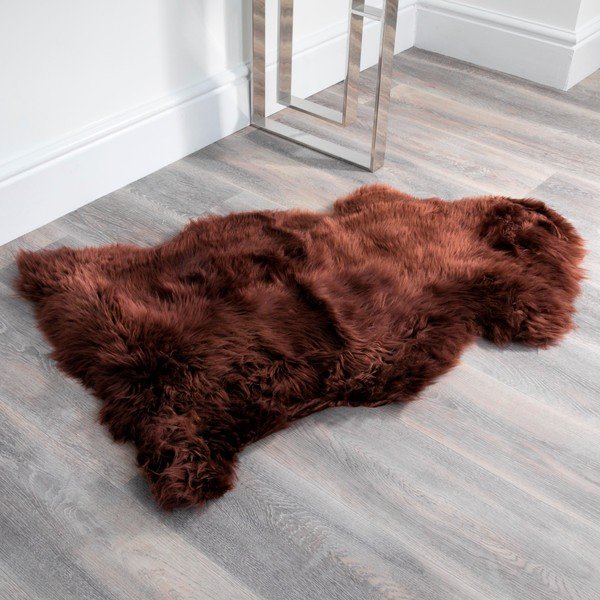 Tmavohnedá ovčia kožušina Native Natural Sheep Brown, 120 × 60 cm-image-2