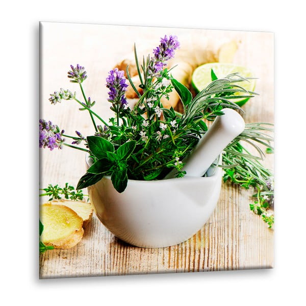 Obraz Styler Glasspik Kitchen Ginger, 30 × 30 cm-image-1