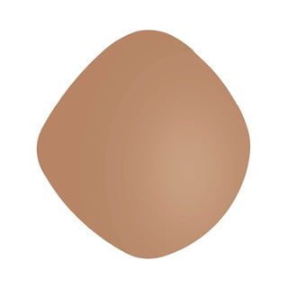Hnedé nástenné zrkadlo PT Living Organic Round, výška 40 cm