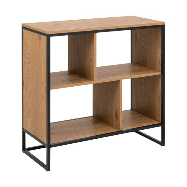 Knižnica v dekore duba v prírodnej farbe 77x79,5 cm Swindon – Actona-image-2