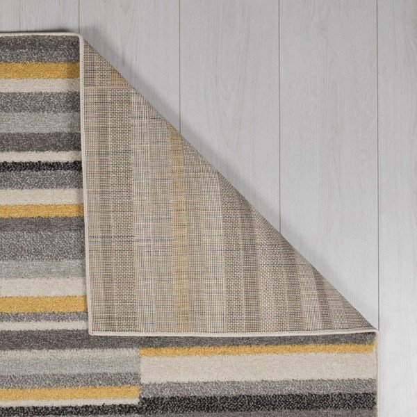Sivo-žltý koberec Flair Rugs Urban Lines, 100 x 150 cm-image-3