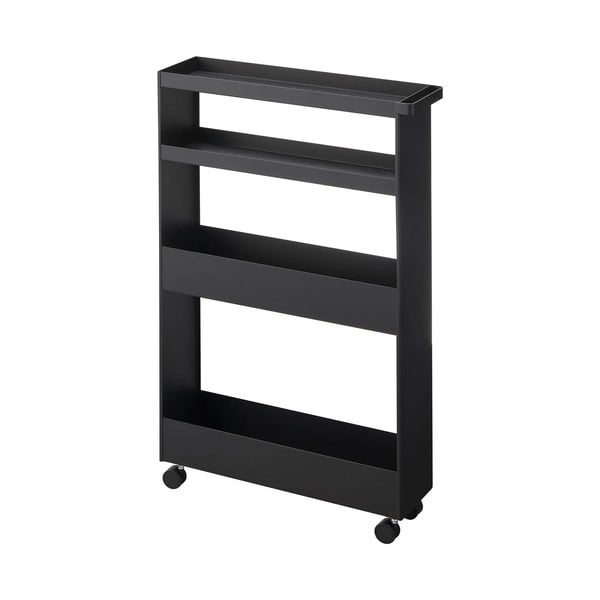 Matne čierny oceľový kúpeľňový regál 48x80,5 cm Tower – YAMAZAKI