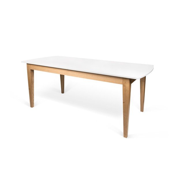 Biely rozkladací jedálenský stôl TemaHome Niche-image-1