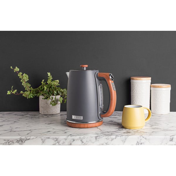 Tmavosivá rýchlovarná kanvica 1,7 l Dorchester – Haden-image-1