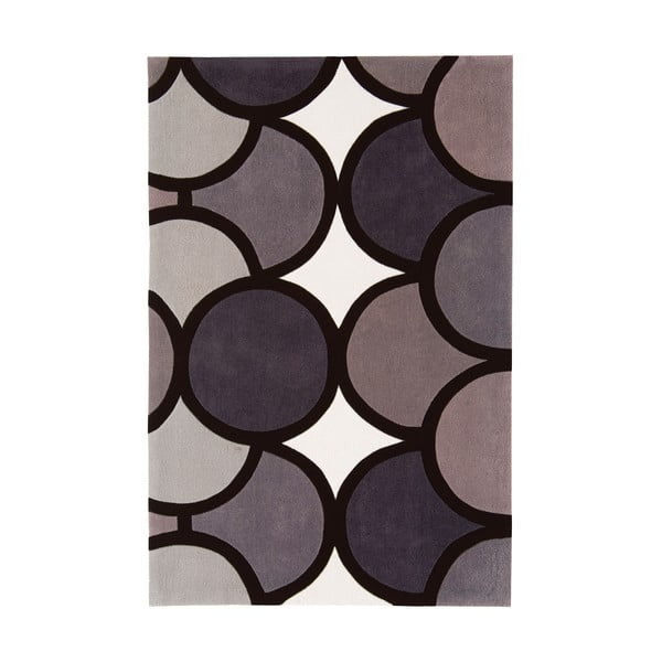 Koberec Asiatic Carpets Harlequin Bubble Grey, 90x150 cm