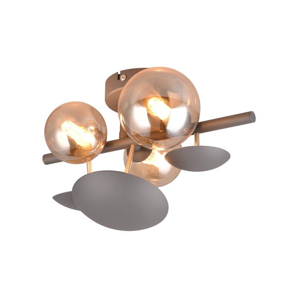 Nástenné svietidlo v sivo-zlatej farbe Bubble – Trio Select-image-1