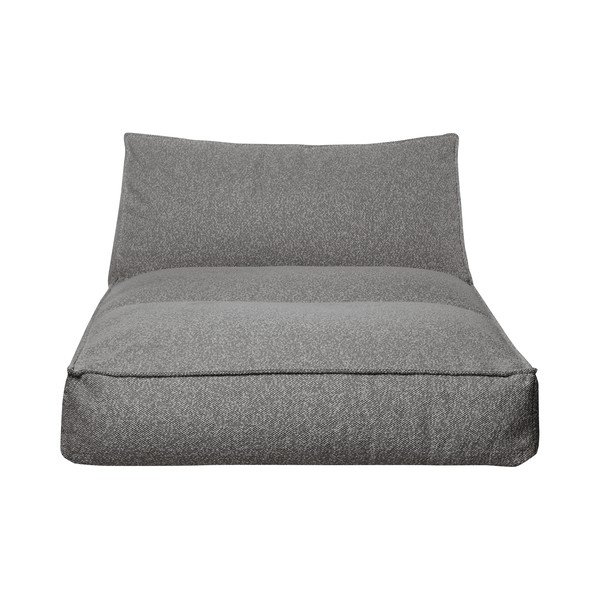 Sivé polstrované záhradné ležadlo Stay – Blomus