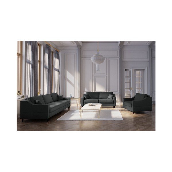 Antracitovosivá dvojmiestna pohovka Mazzini Sofas Narcisse-image-3