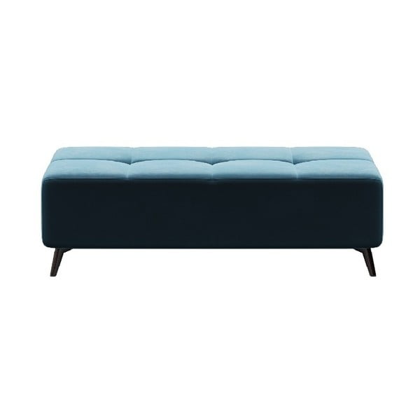 Modrá zamatová podnožka MESONICA Toro-image-2