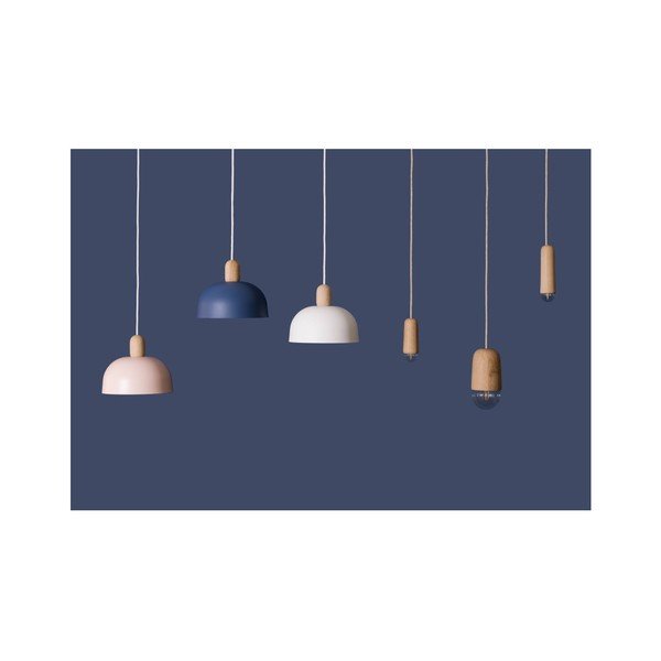 Závesné svietidlo v prírodnom drevenom odtieni HARTÔ Luciana-image-1