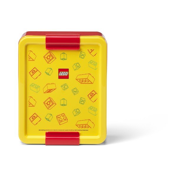 Žlté plastové detský desiatový box 2 ks Brick – LEGO®-image-3