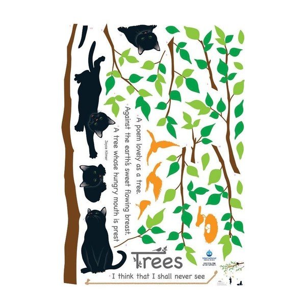 Sada samolepiek Ambiance Tree And Cat-image-2