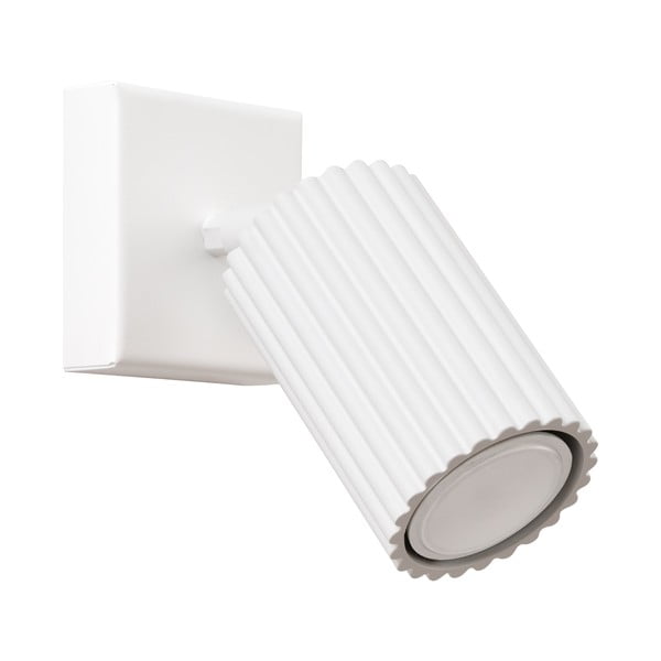 Biele bodové svietidlo 8x16 cm Gleam – Sollux