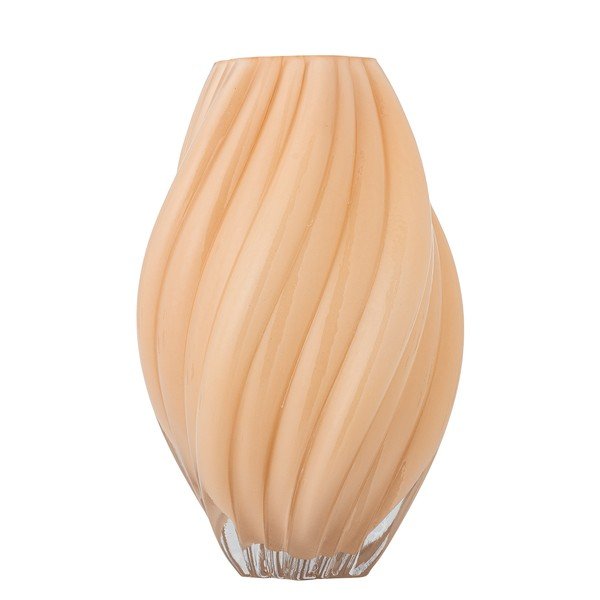 Oranžová sklenená váza (výška  30 cm) Kanji – Bloomingville-image-4