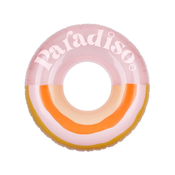 Ružovo-oranžový nafukovací kruh Sunnylife Paradiso
