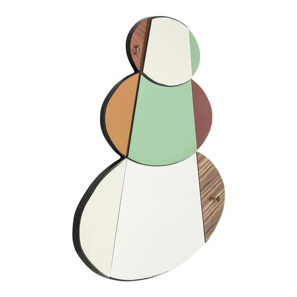 Nástenné zrkadlo Kare Design Metamorphosis Circles, 107 × 15 cm