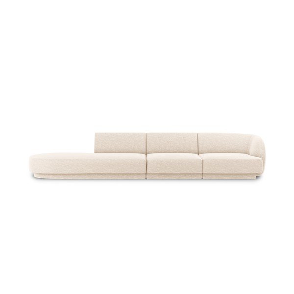 Krémovobiela pohovka 302 cm Miley - Micadoni Home
