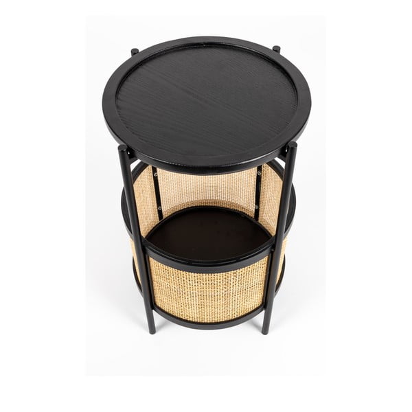 Okrúhly odkladací stolík ø 30 cm Makoto – White Label-image-4