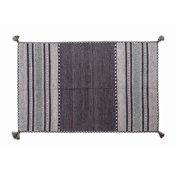 Ručne tkaný koberec Kilim Tribal 102, 90x60 cm