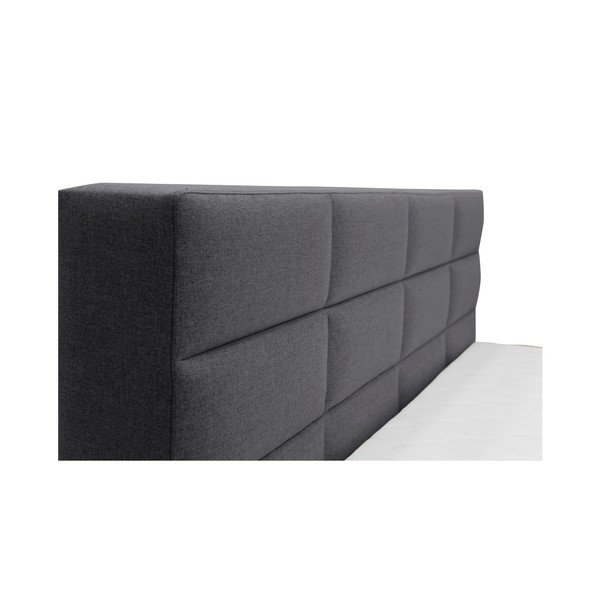 Sivá dvojlôžková posteľ Mazzini Beds Reve, 140 × 200 cm-image-2