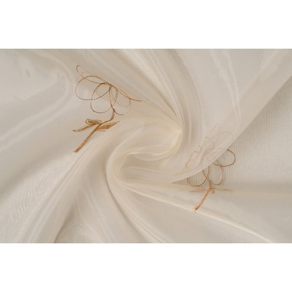 Béžová záclona 140x245 cm Edith – Mendola Fabrics-image-2