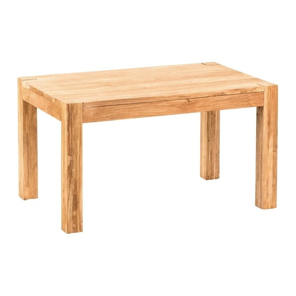 Záhradný jedálenský stôl z recyklovaného teakového dreva Massive Home Ronda, 90 × 180 cm