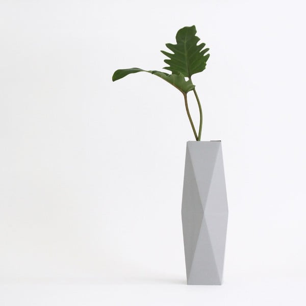 Skladacie origami váza SNUG.Grey