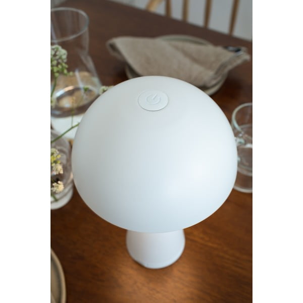 Biela LED stolová lampa (výška  26,5 cm) Fungi – Markslöjd-image-2